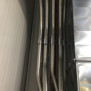 Convey vertical piping