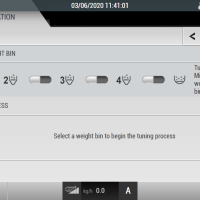 Scales Calibration Screen